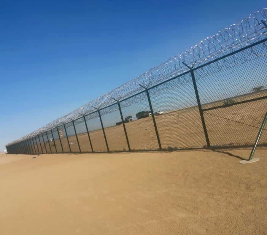شبك حديدي مجلفن للأراضي الزراعية