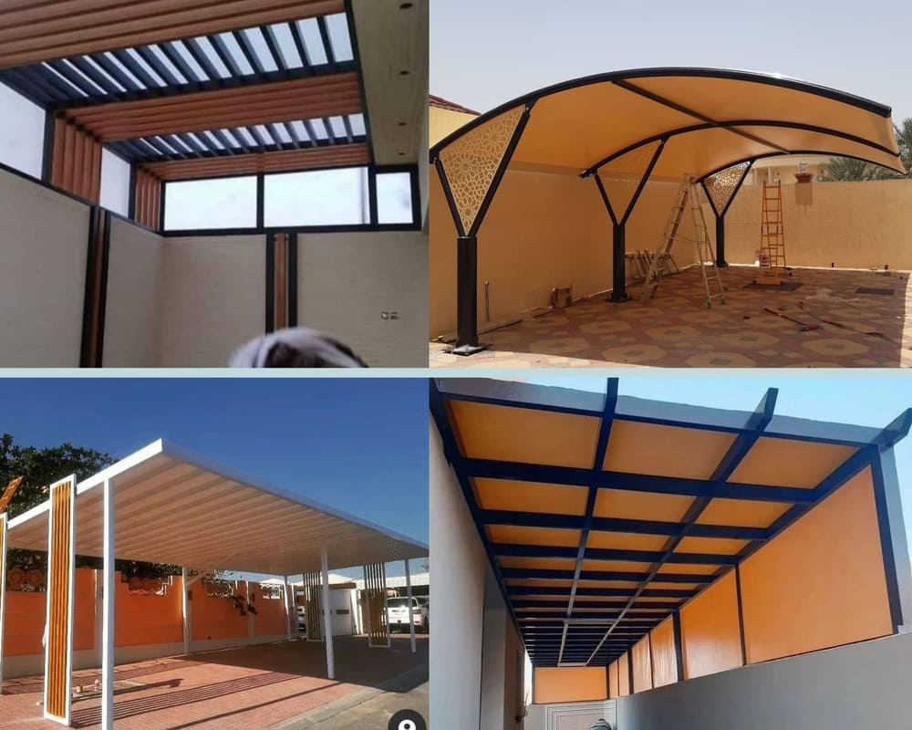 مظلات ثابتة PVC
